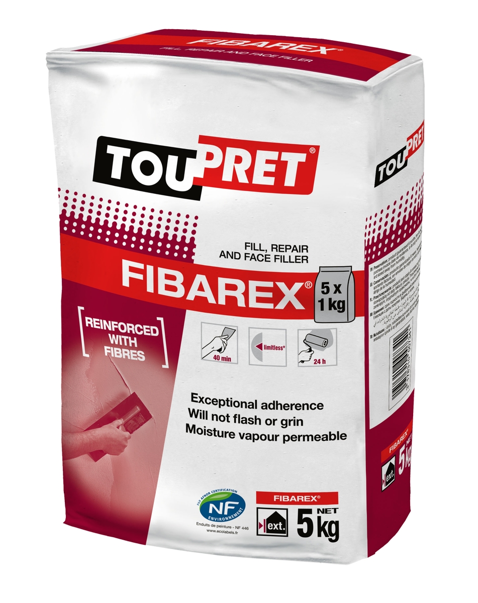 FIBAREX Exterior Multipurpose Reinforced Repair Filler 5x1kg