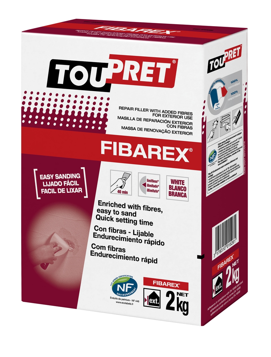 FIBAREX Exterior Multipurpose Reinforced Repair Filler 2Kg