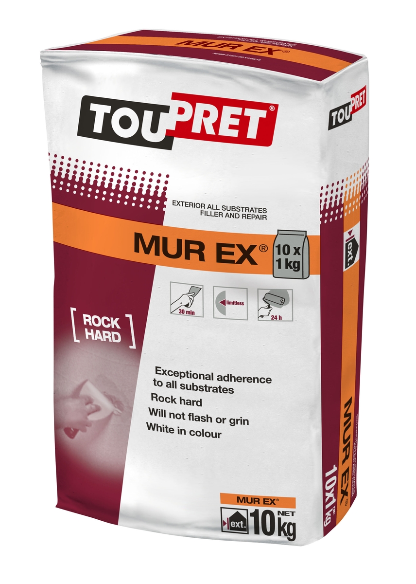 MUR EX Exterior All Substrates Repair Filler Rock Hard 10x1kg