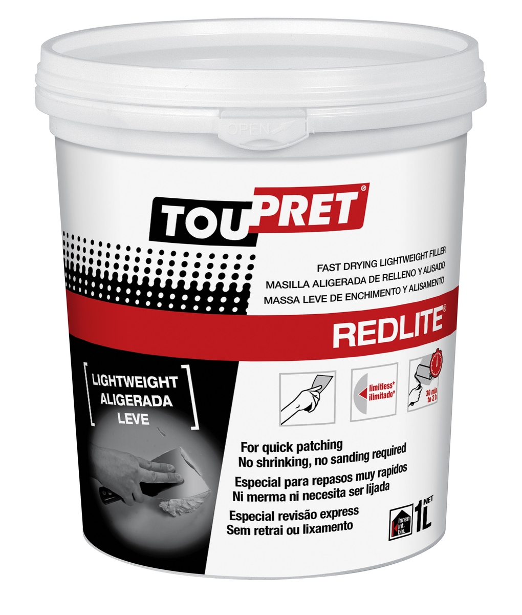 REDLITE Rapid Drying Filler Ready To Use 1L