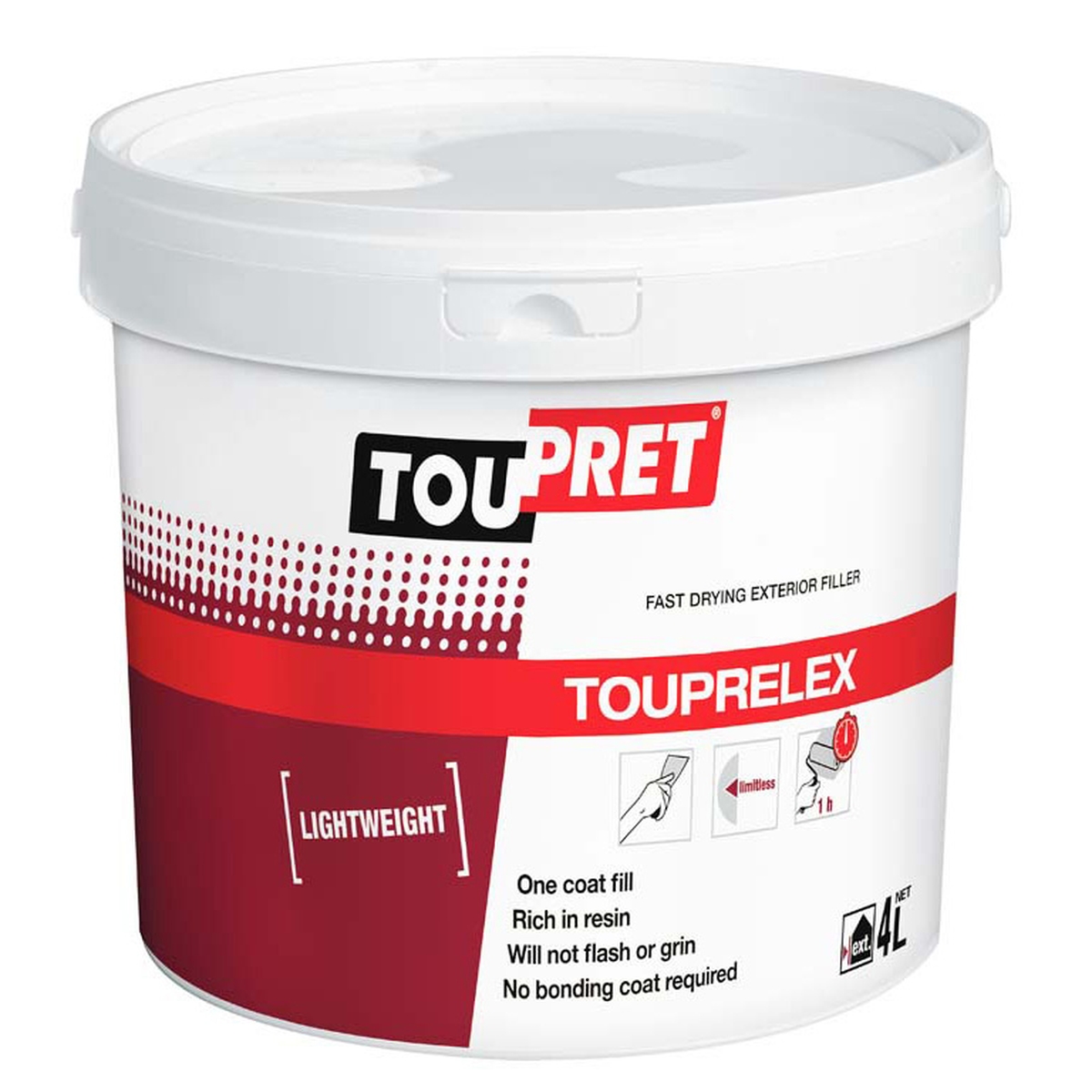 TOUPRELEX Exterior Fast Dry 4L