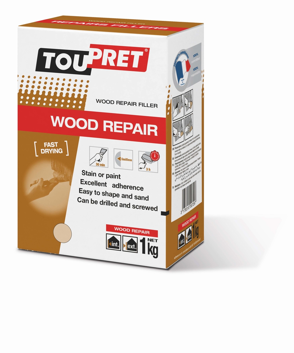 Wood Repair Filler Fast drying 1kg