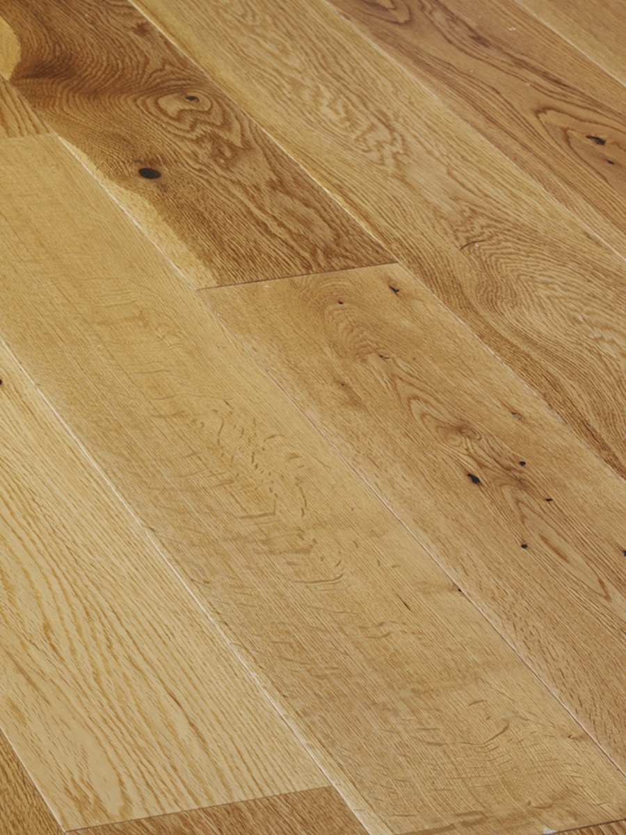 E125 Oak Rustic Satin Lacquered