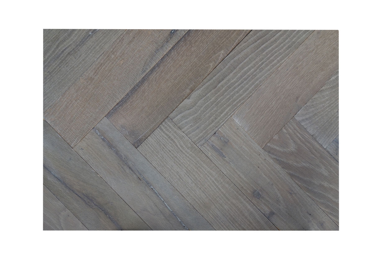 VR106 Granary Grey Reclaimed Oak Herringbone