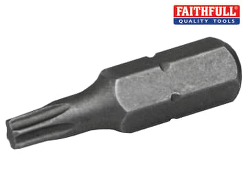 Faithfull S2 Grade Steel Screwdriver Star Bits