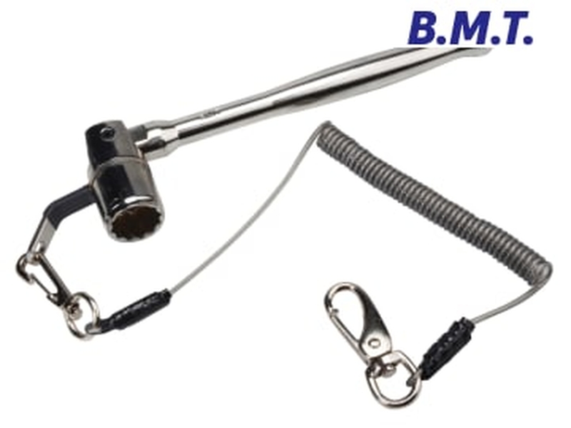 Bi-Metal Scaffold Spanner With Lanyard