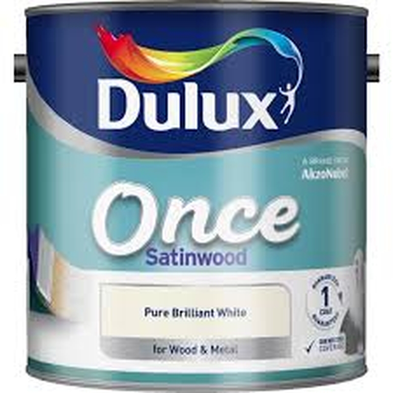 Dulux Once Satinwood