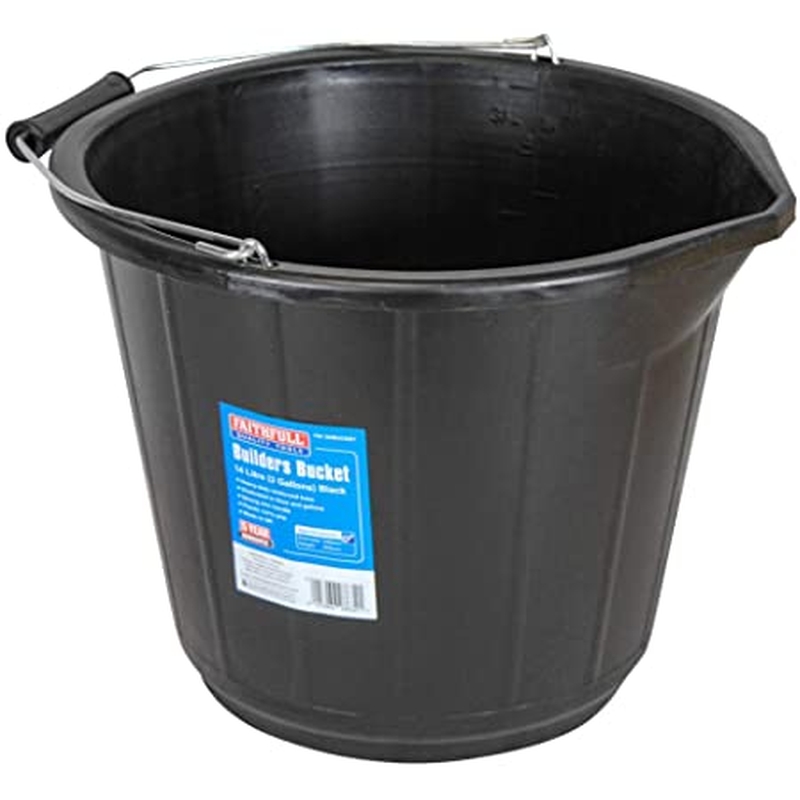 Faithfull Black Bucket