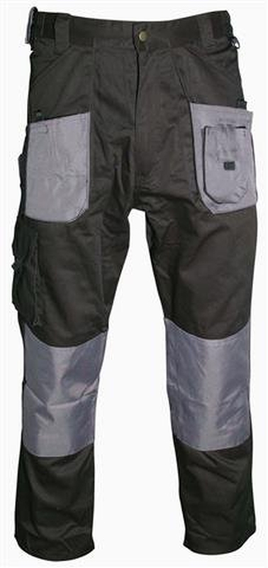 Black Grey Workman Trouser Short Leg